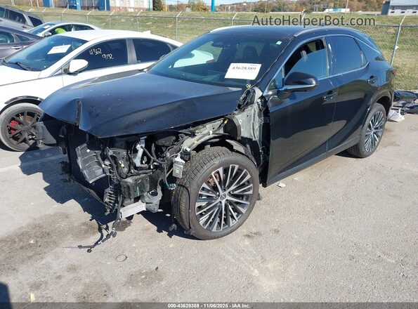 2T2BAMCA2SC093741 2025 LEXUS RX 350 Black Առջևի ձախ երեք քառորդ տեսարան