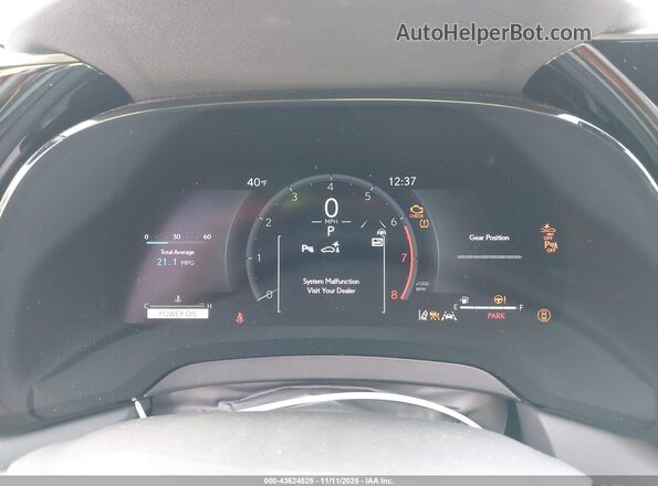 2T2BAMCA3SC117982 2025 LEXUS RX 350 Black Widok tylnych siedzeń