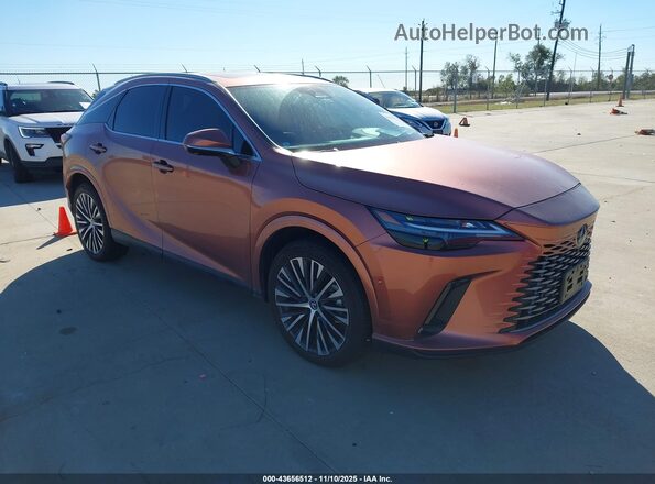 2T2BAMCA9RC062724 2024 LEXUS RX 350 Оранжевый Передняя правая четверть