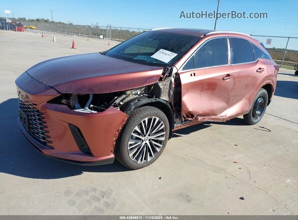 2T2BAMCA9RC062724 2024 LEXUS RX 350 Оранжевый Передняя левая четверть