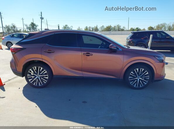 2T2BAMCA9RC062724 2024 LEXUS RX 350 Оранжевый Вид задней части салона