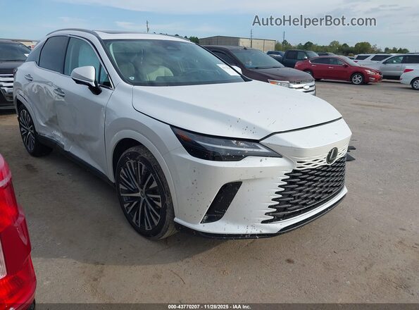 2T2BBMCA2RC030565 2024 LEXUS RX 350H Белый Передняя правая четверть