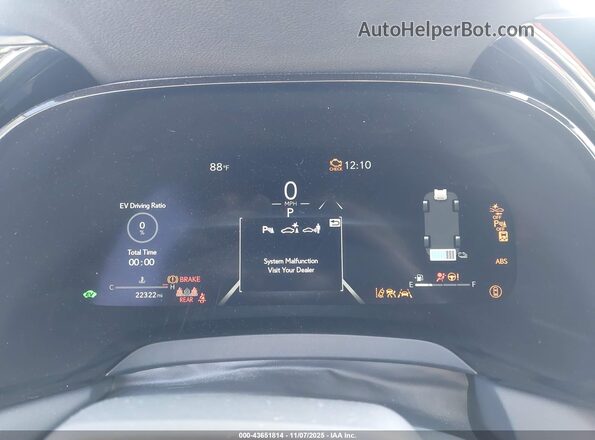 2T2BBMCA2SC072465 2025 LEXUS RX 350H Черный Вид задних сидений