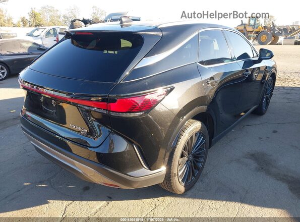 2T2BBMCA2SC072465 2025 LEXUS RX 350H Черный Задняя правая четверть