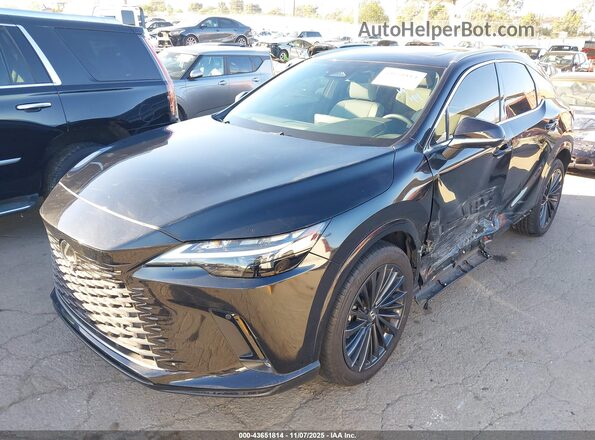 2T2BBMCA2SC072465 2025 LEXUS RX 350H Черный Передняя левая четверть