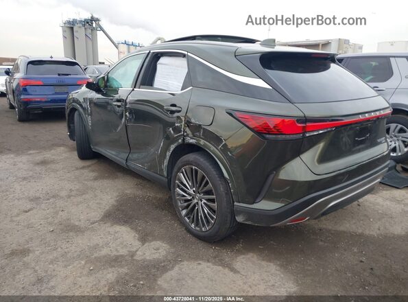 2T2BBMCA2SC090710 2025 LEXUS RX 350H Зеленый Задняя левая четверть