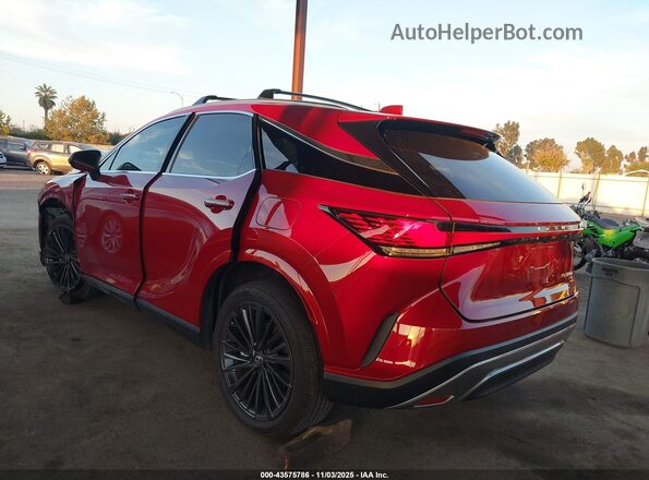 2T2BBMCA9SC078991 2025 LEXUS RX 350H Красный Задняя левая четверть