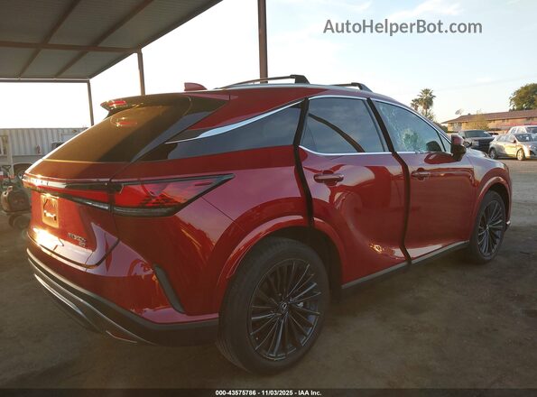 2T2BBMCA9SC078991 2025 LEXUS RX 350H Красный Вид щитка приборов