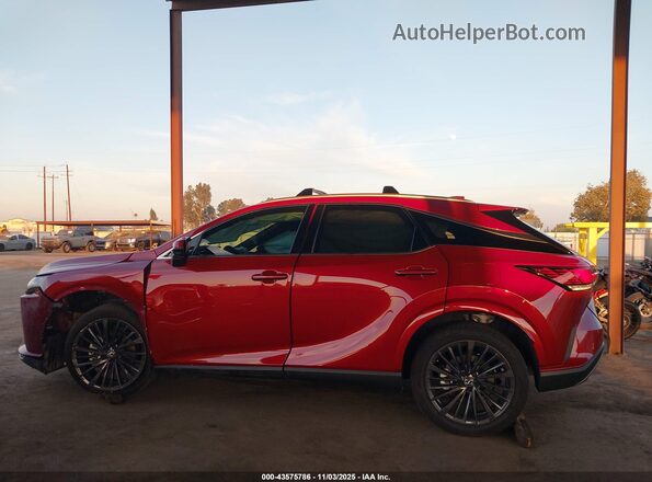 2T2BBMCA9SC078991 2025 LEXUS RX 350H Красный Вид задней части салона