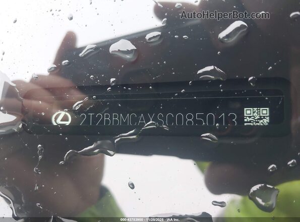 2T2BBMCAXSC085013 2025 LEXUS RX 350H Gray Widok komory silnika