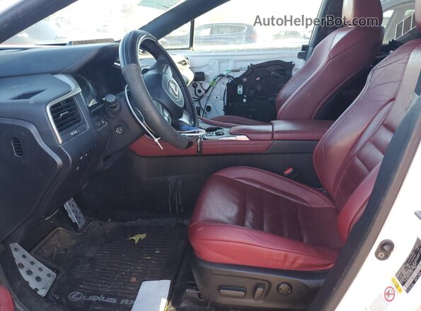 2T2BZMCA0JC143009 2018 LEXUS RX Белый Вид салона спереди
