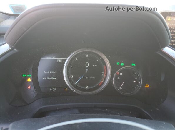 2T2BZMCA0JC143009 2018 LEXUS RX Белый Вид щитка приборов