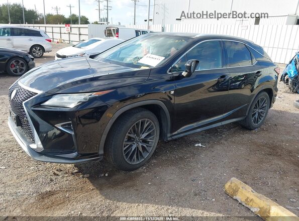 2T2BZMCA1GC048872 2016 LEXUS RX 350 Черный Передняя левая четверть