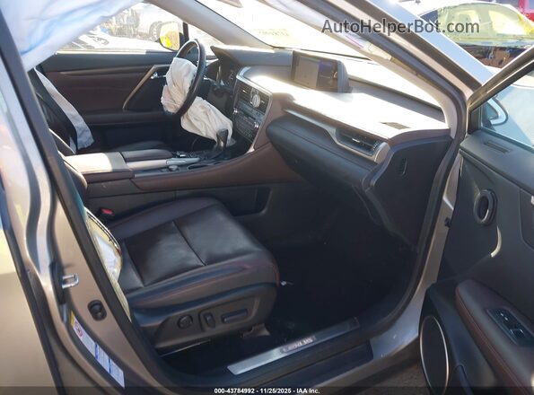 2T2BZMCA2HC056688 2017 LEXUS RX 350 Серебряный Вид салона спереди