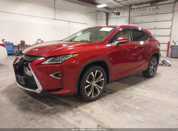 2T2BZMCA3HC093958 2017 LEXUS RX 350 Красный Передняя левая четверть