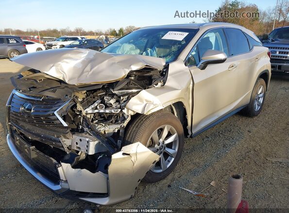 2T2BZMCA4JC140761 2018 LEXUS RX 350 Бежевый Передняя левая четверть