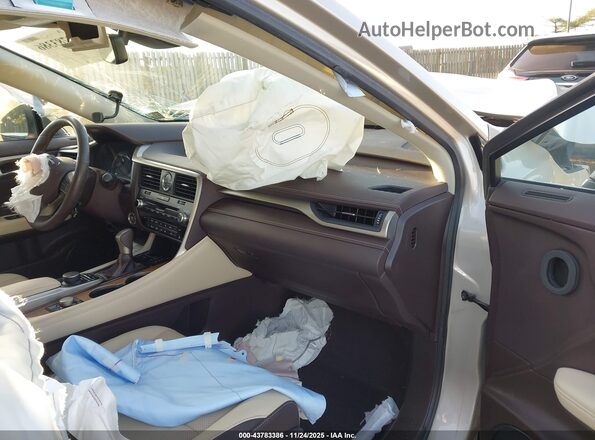 2T2BZMCA4JC140761 2018 LEXUS RX 350 Бежевый Вид салона спереди