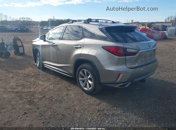 2T2BZMCA5JC150554 2018 LEXUS RX 350 Серебряный Задняя левая четверть