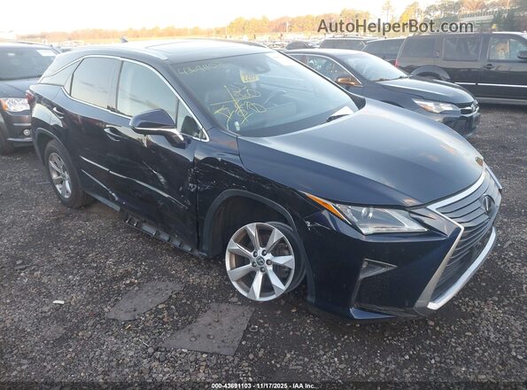2T2BZMCA5JC162543 2018 LEXUS RX 350 Синий Передняя правая четверть