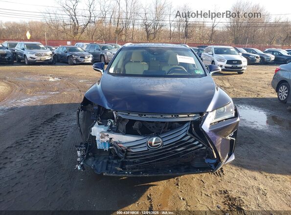 2T2BZMCA8GC049727 2016 LEXUS RX 350 Синий Вид щитка приборов