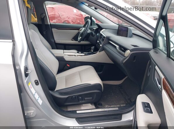 2T2BZMCA8HC110950 2017 LEXUS RX 350 Silver Սալոնի դիմացի տեսք