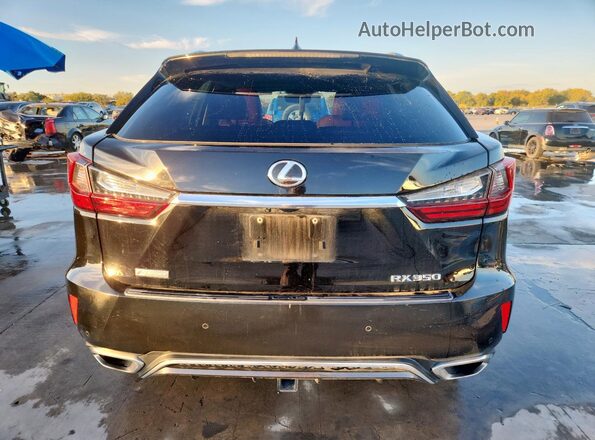 2T2BZMCA8JC165792 2018 LEXUS RX Черный Вид сзади
