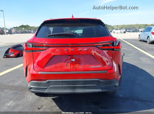2T2GDCAZ0SC029553 2025 LEXUS NX 250 Red 