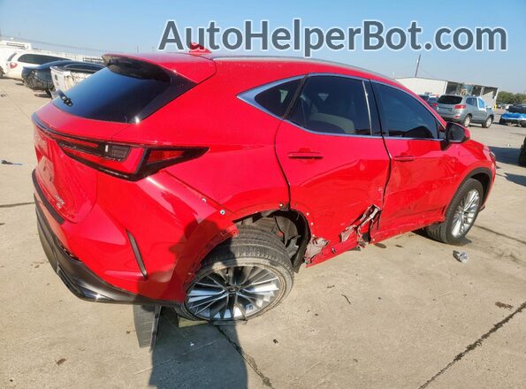 2T2HGCEZ5PC026029 2023 LEXUS NX Red Задня права чверть