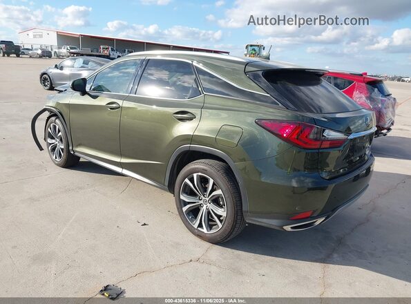 2T2HZMAA2NC224967 2022 LEXUS RX 350 Green Հետևի ձախ