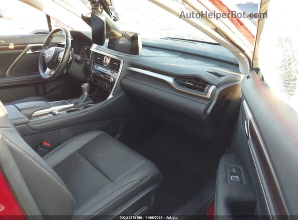 2T2HZMAA8NC230207 2022 LEXUS RX 350 Красный Вид салона спереди