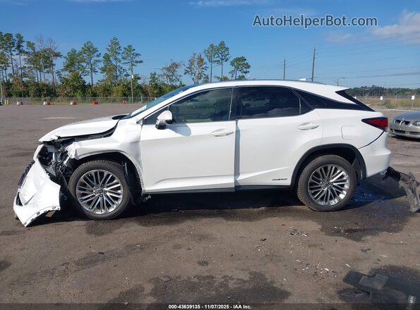 2T2JGMDA3MC064471 2021 LEXUS RX 450H Белый Вид задней части салона