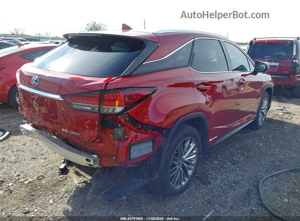 2T2JGMDA9MC065334 2021 LEXUS RX 450H Red Tył prawy