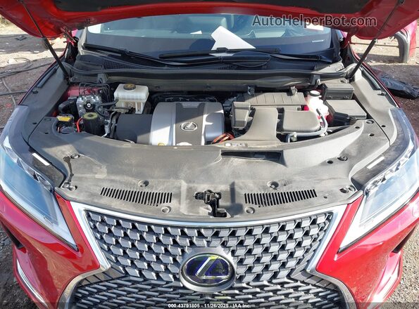 2T2JGMDA9MC065334 2021 LEXUS RX 450H Red Widok z tyłu