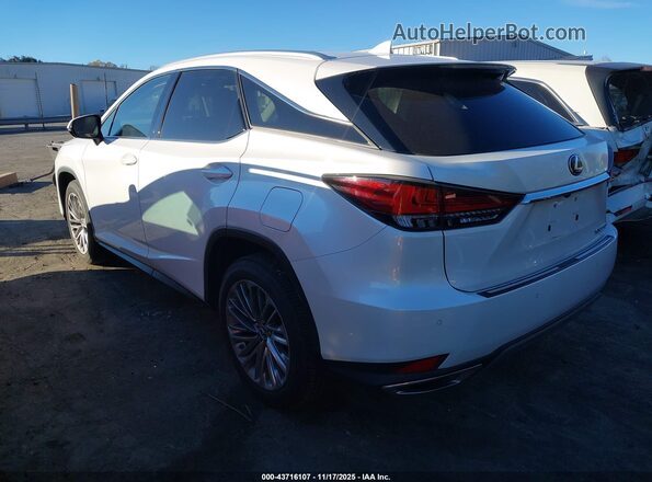 2T2JZMDA5MC288139 2021 LEXUS RX 350 Белый Задняя левая четверть
