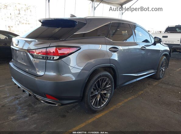 2T2YZMDA9LC213084 2020 LEXUS RX 350 Gray Tył prawy