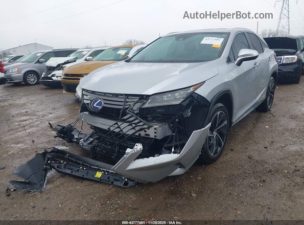 2T2ZFMCA7GC001336 2016 LEXUS RX 450H Серебряный Передняя левая четверть