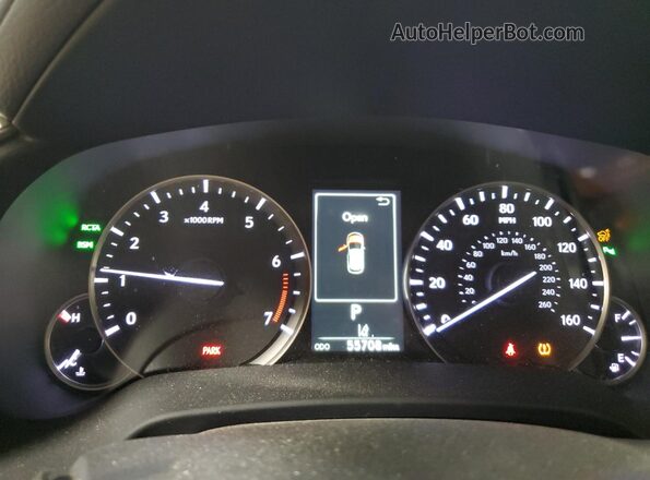 2T2ZZMCA6JC113222 2018 LEXUS RX Черный Вид щитка приборов