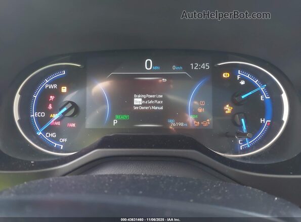 2T3DWRFV3KW022435 2019 TOYOTA LIMITED Красный Вид задних сидений