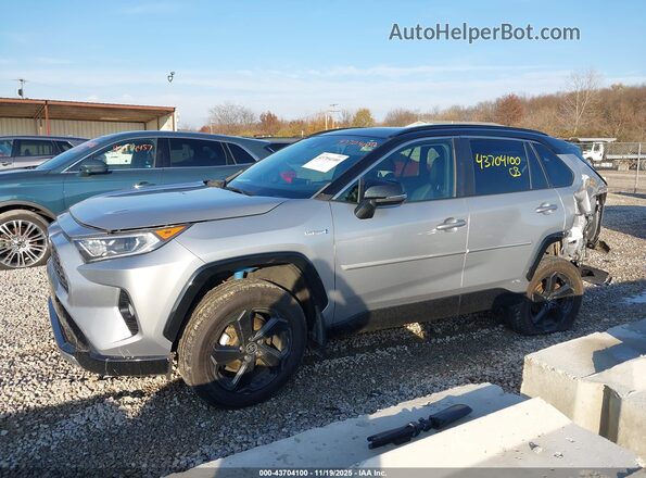 2T3E6RFV0MW021525 2021 TOYOTA RAV4 HYBRID Light Blue Панорамный вид салона 360°
