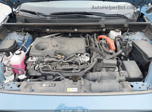 2T3E6RFV7PW041713 2023 TOYOTA RAV4 HYBRID Blue უკანა ხედი