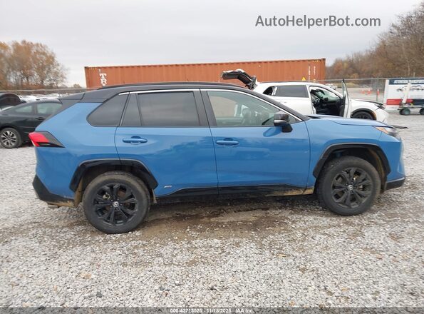 2T3E6RFV7PW041713 2023 TOYOTA RAV4 HYBRID Blue უკანა სალონის ხედი