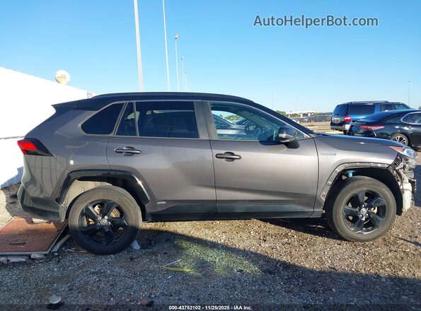 2T3EWRFV3LW066733 2020 TOYOTA RAV4 HYBRID Gray Սալոնի հետևի տեսք
