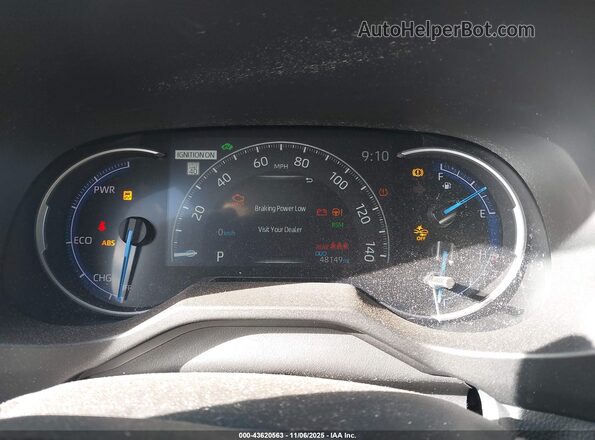 2T3EWRFV5LW070721 2020 TOYOTA RAV4 HYBRID Gray უკანა სავარძლების ხედი