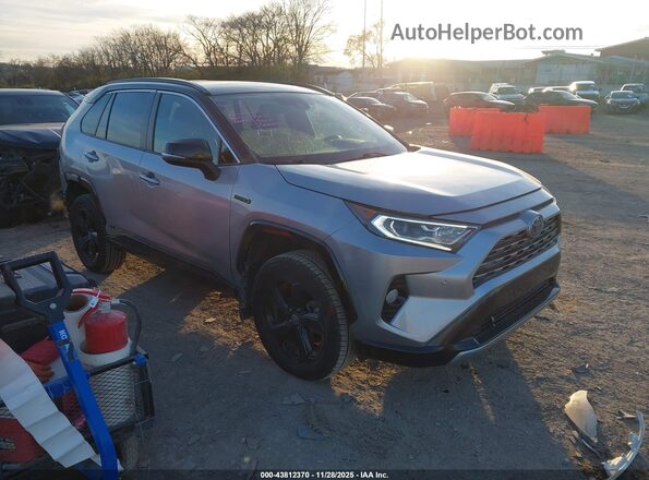 2T3EWRFV7LW080196 2020 TOYOTA RAV4 HYBRID Gray Przód prawy