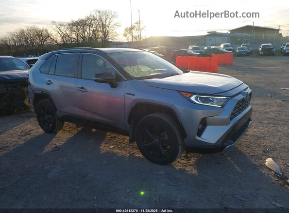 2T3EWRFV7LW080196 2020 TOYOTA RAV4 HYBRID Gray Widok wnętrza 360 stopni