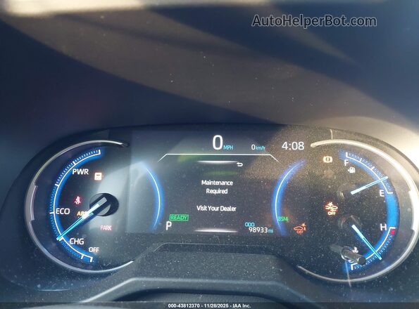 2T3EWRFV7LW080196 2020 TOYOTA RAV4 HYBRID Gray Widok tylnych siedzeń