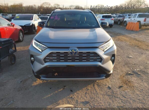 2T3EWRFV7LW080196 2020 TOYOTA RAV4 HYBRID Gray Widok wnętrza z tyłu