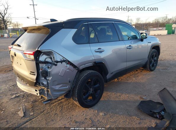 2T3EWRFV7LW080196 2020 TOYOTA RAV4 HYBRID Gray Tył prawy