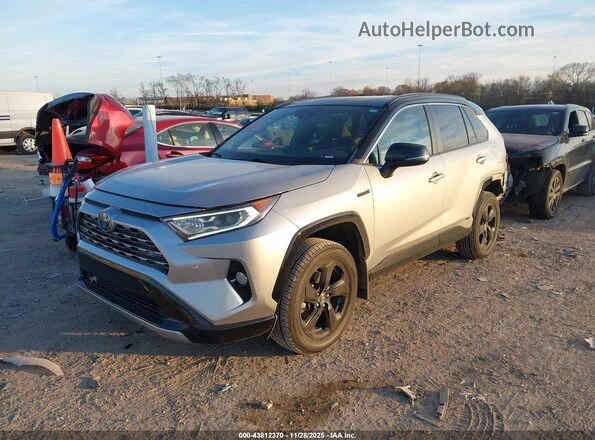 2T3EWRFV7LW080196 2020 TOYOTA RAV4 HYBRID Gray Przód lewy