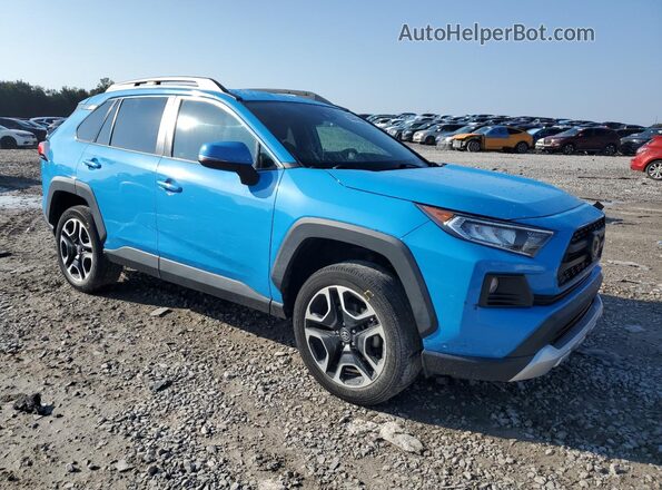 2T3J1RFV8LC089293 2020 TOYOTA RAV4 Синий Передняя правая четверть